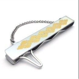 プロフェッショナルなデザイン鮮やかな色彩高品質チタン製ネクタイピン