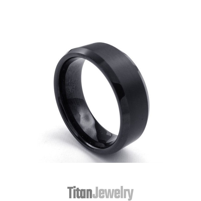 熟練した製造繊細な色優れた品質のタングステンリング