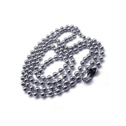 ブラック純チタンメープルリーフペンダントネックレスチェーン