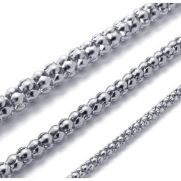 ファッショナブルなパターン鮮やかな色耐久性のあるチタンチェーン